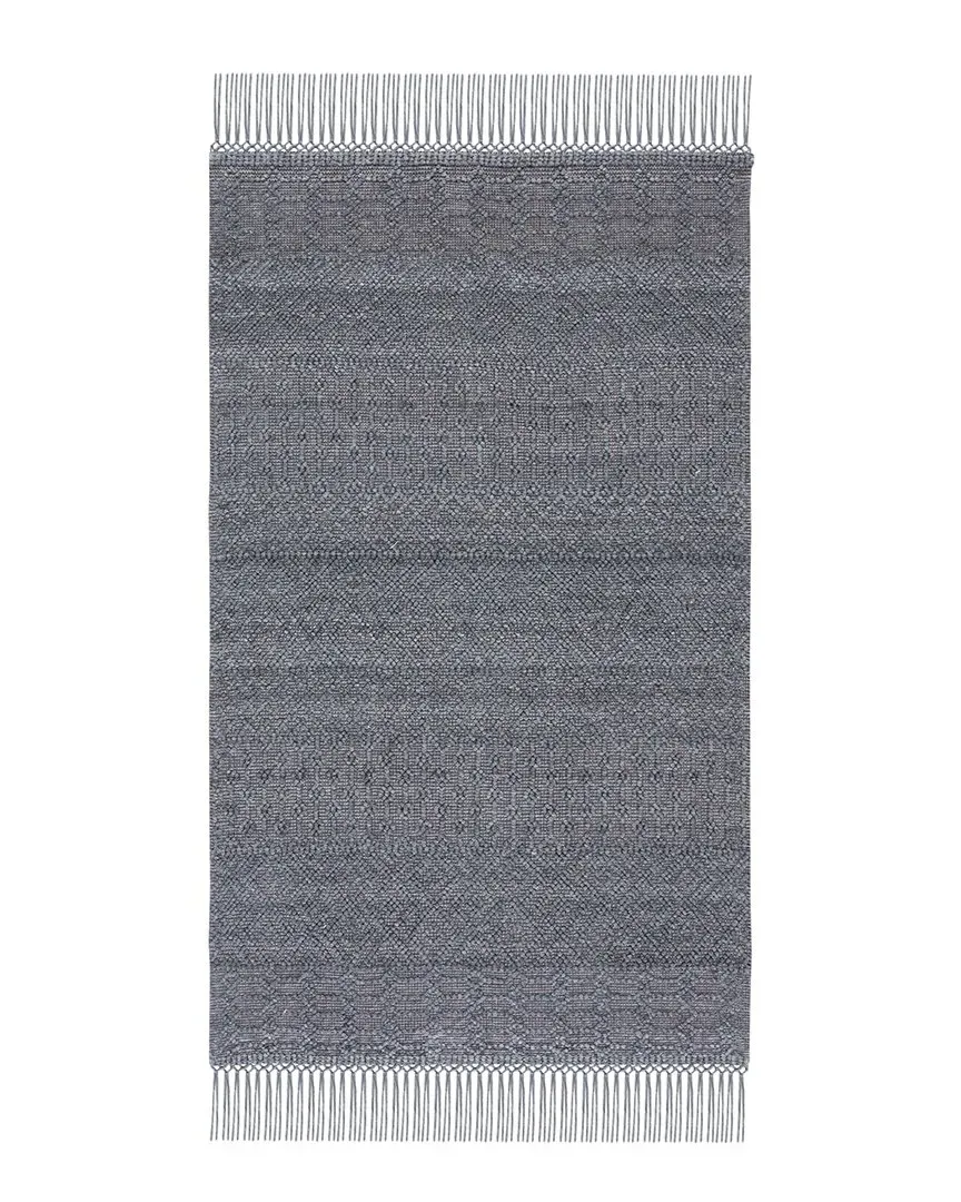 Casablanca Hand Woven Rug - Dark Grey, Pet Yarn