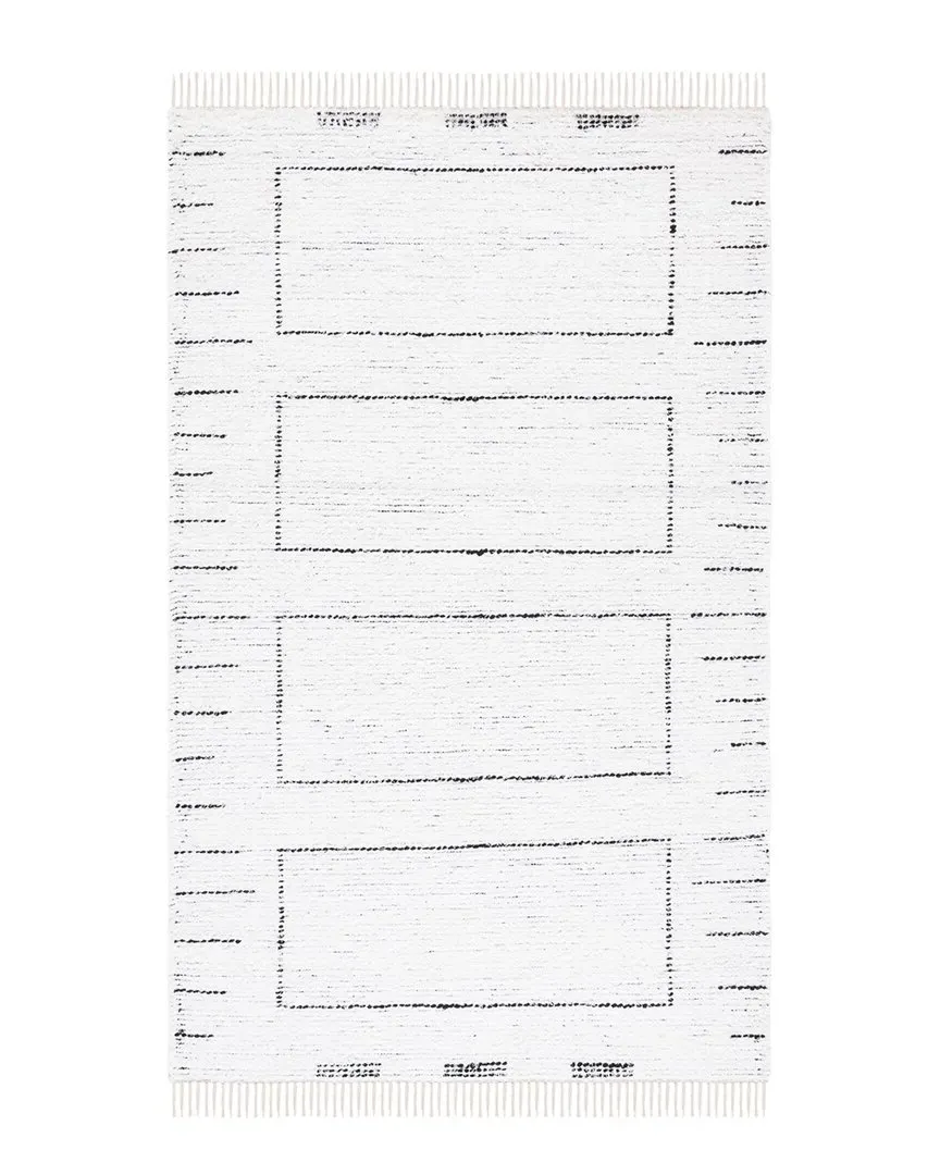 Casablanca Hand Woven Rug - Ivory, Cotton