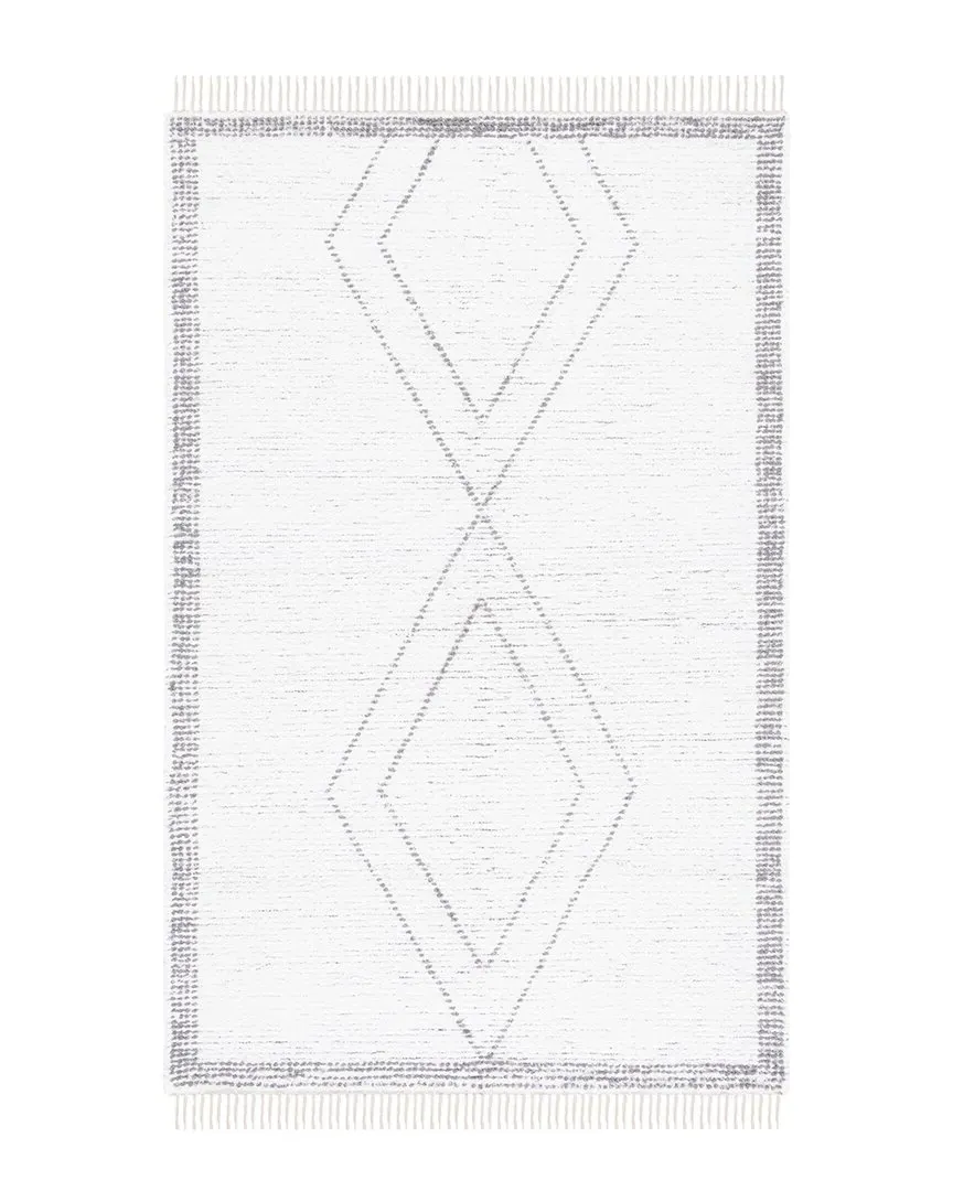 Casablanca Hand Woven Rug - Ivory, Cotton