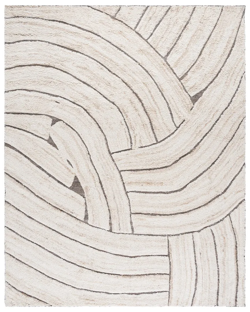 Casablanca Hand Woven Rug - Natural, Wool-Blend