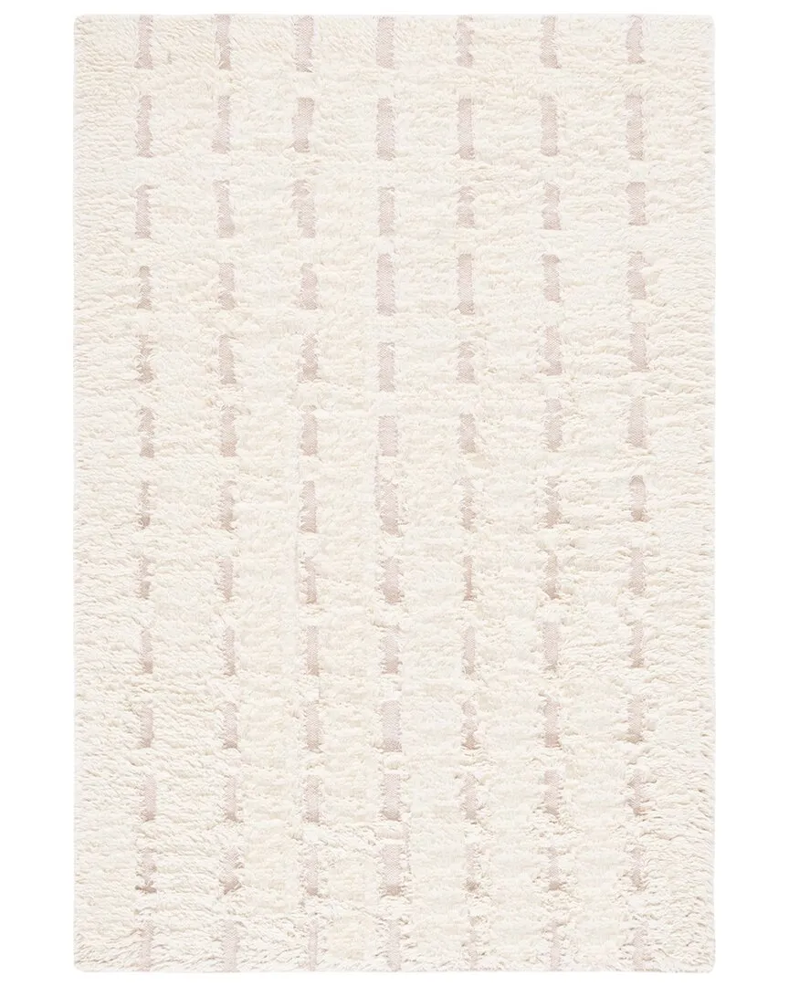Casablanca Hand Woven Rug - Pink, Wool-Blend