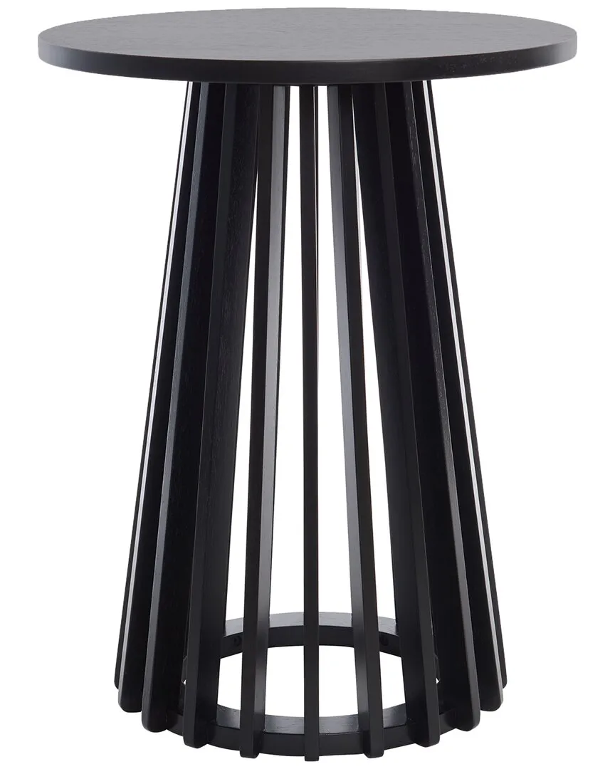 Cassio Round Accent Table - Black image