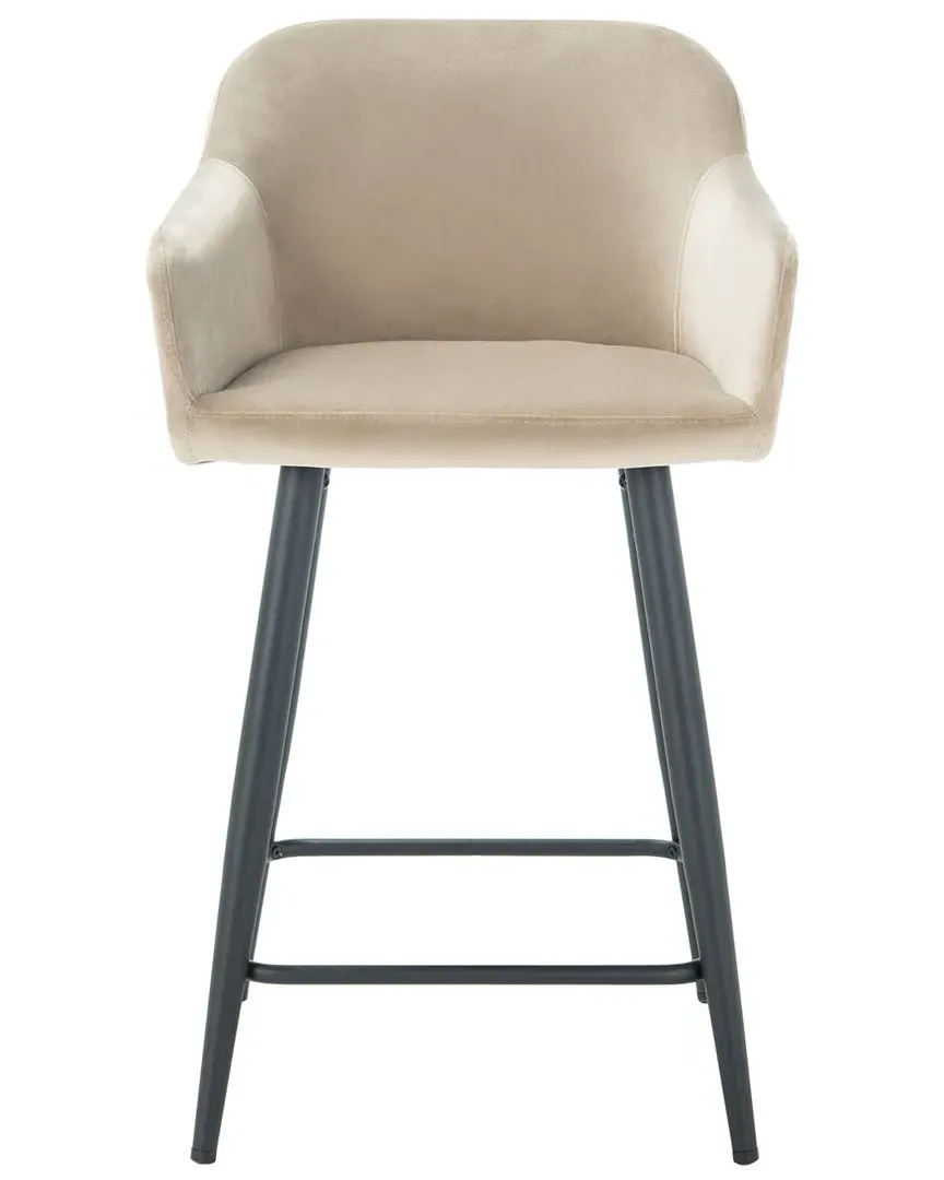 Cataleya Counter Stool - Taupe, Velvet image