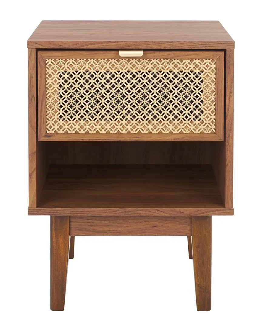 Ceu 1-Drawer Night Stand - Brown image