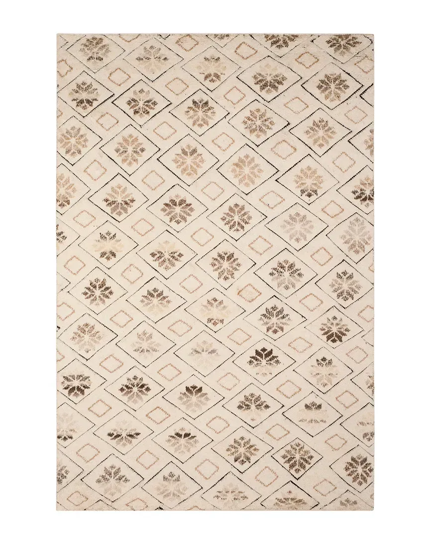 Challe Hand-Knotted Rug - Ivory, Wool