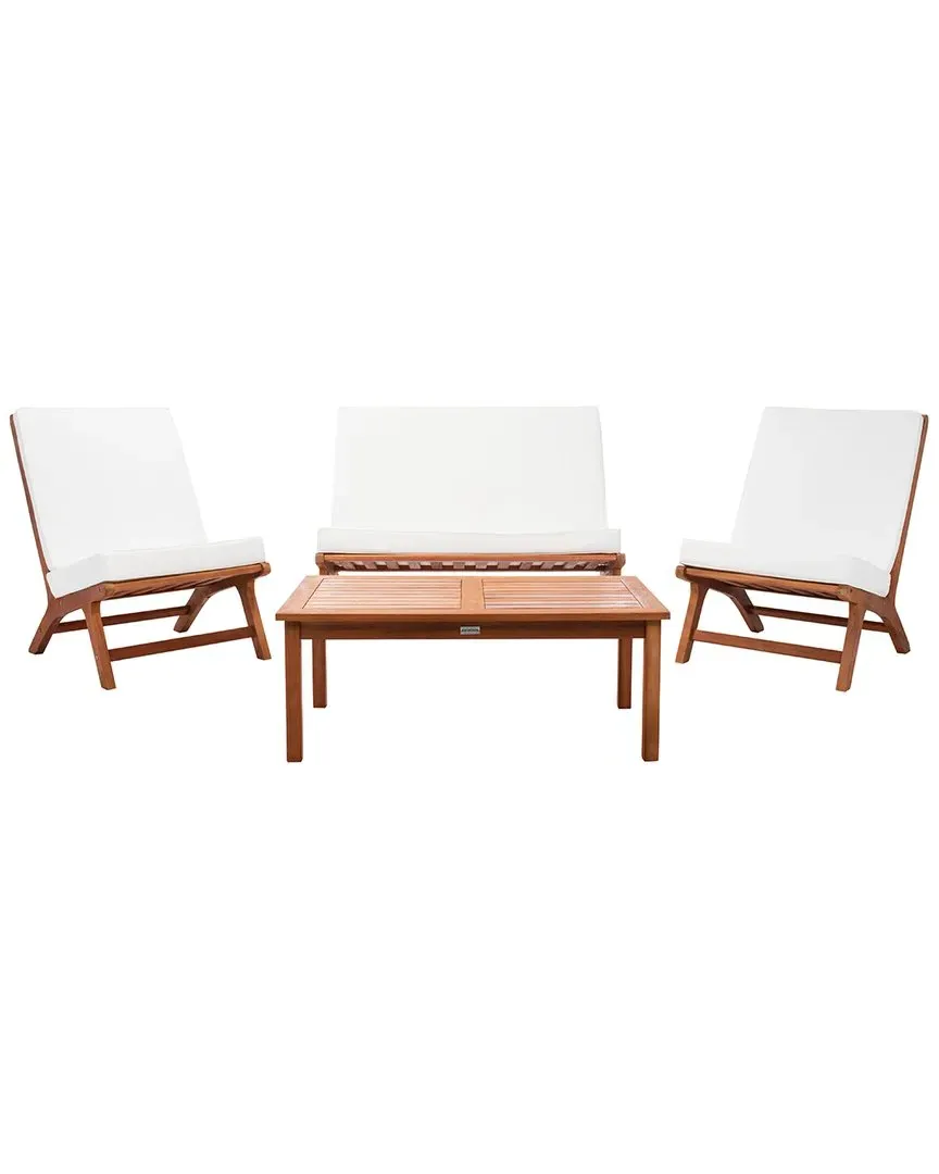 Chaston 4pc Outdoor Living Set - Natural Wood