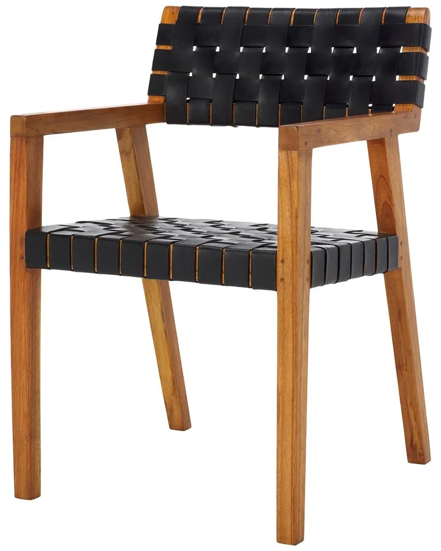 Cire Dining Chair - Black, Leather image
