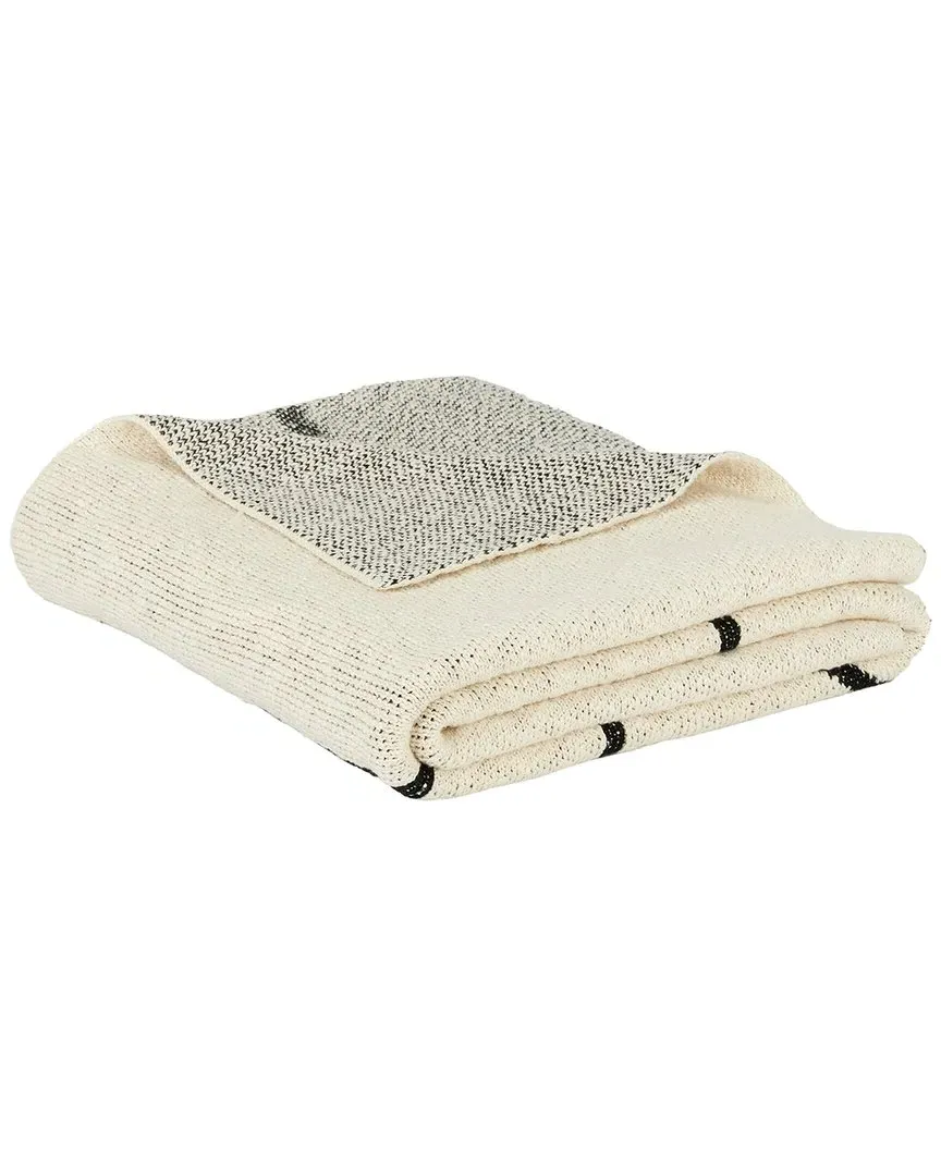 Cleon 50x60in Throw - Black, Cotton