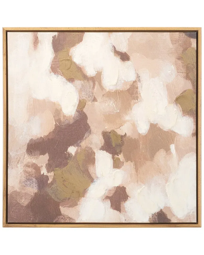 Coffee Cake 24x24 Wall Art - Brown, Linen Canvas image