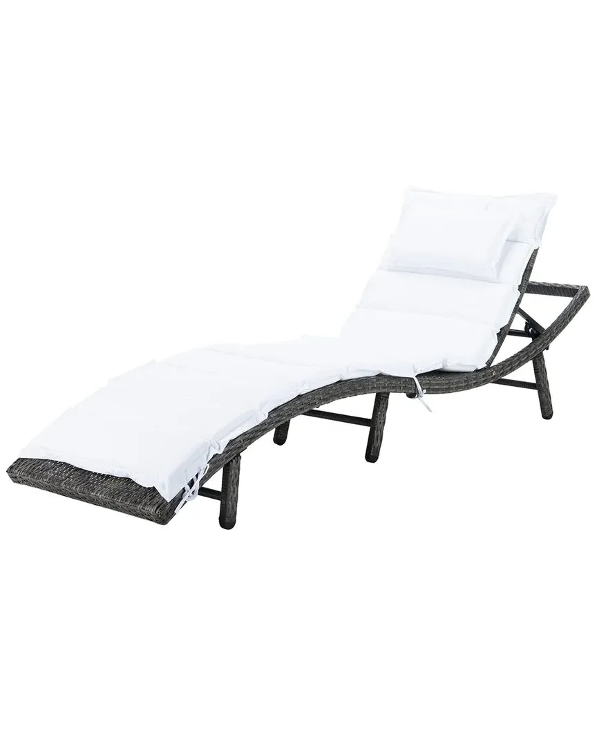 Colley Indoor/Outdoor Sunlounger - Grey, PE Rattan