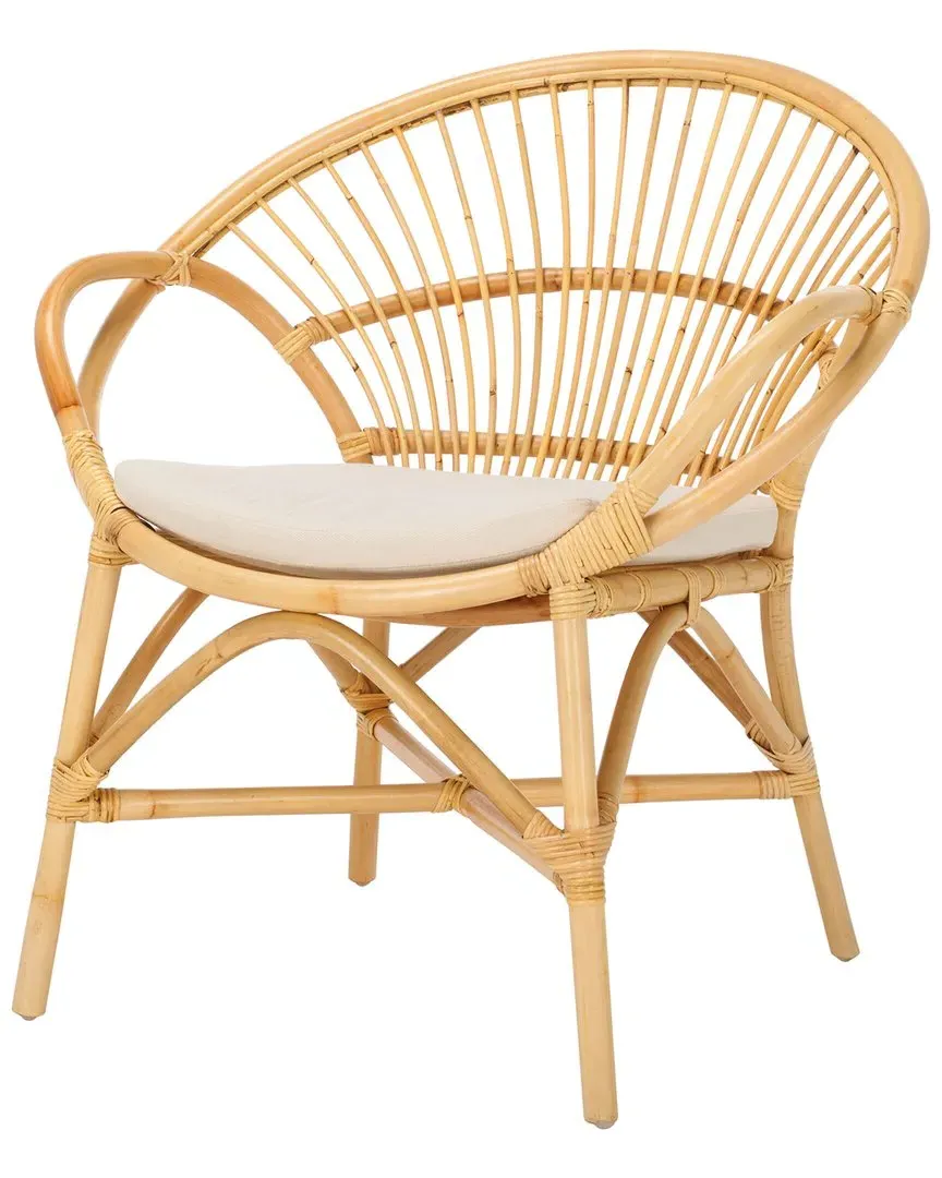 Cosette Accent Chair with Cushion - Rattan image