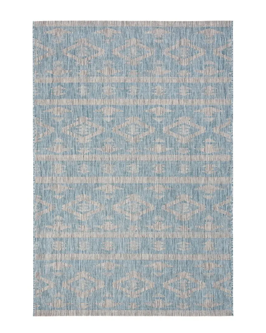Courtyard Indoor/Outdoor Rug - Aqua, Polypropylene image