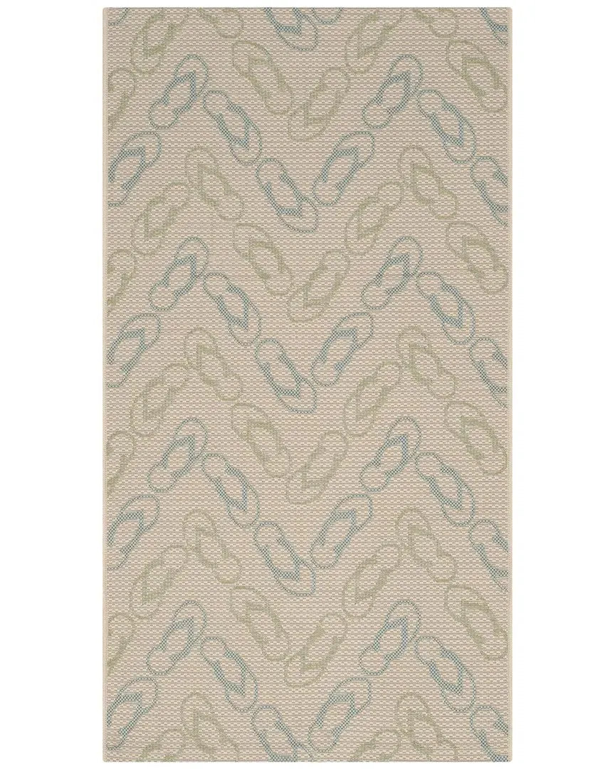 Courtyard Indoor/Outdoor Rug - Beige, Polypropylene image
