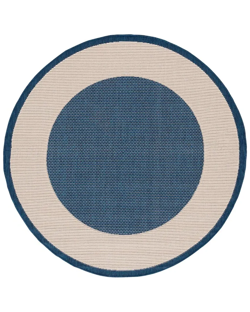 Courtyard Indoor/Outdoor Rug - Navy, Polypropylene