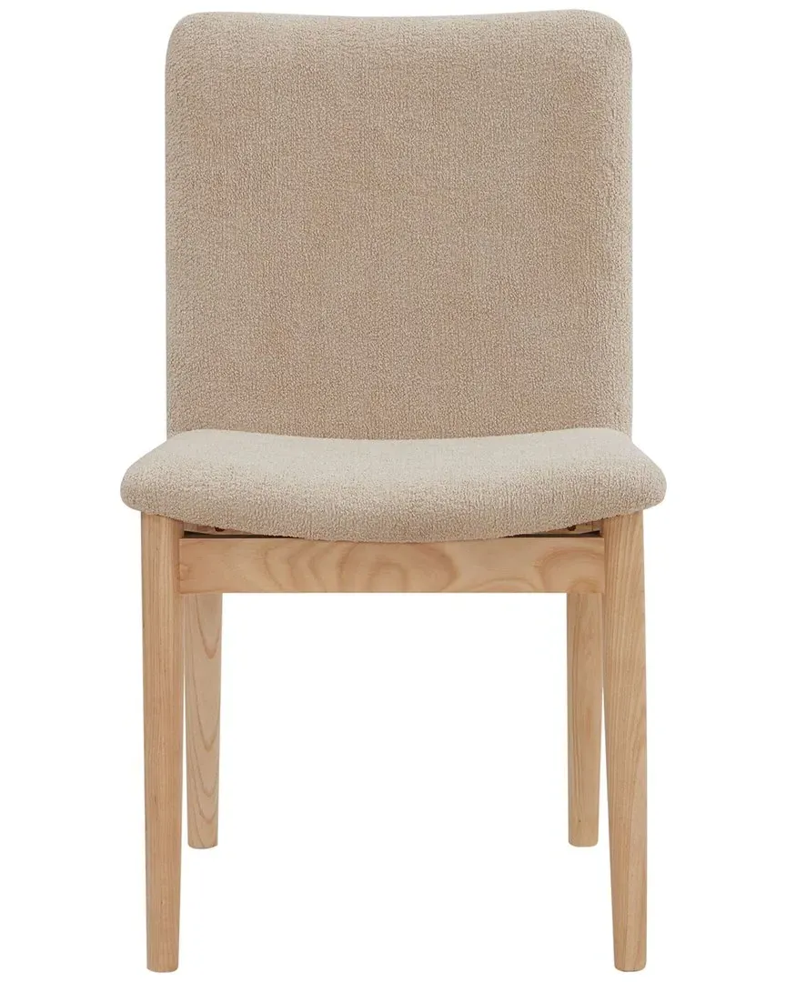 Abriella Boucle Dining Chair - Oatmeal, Ashwood
