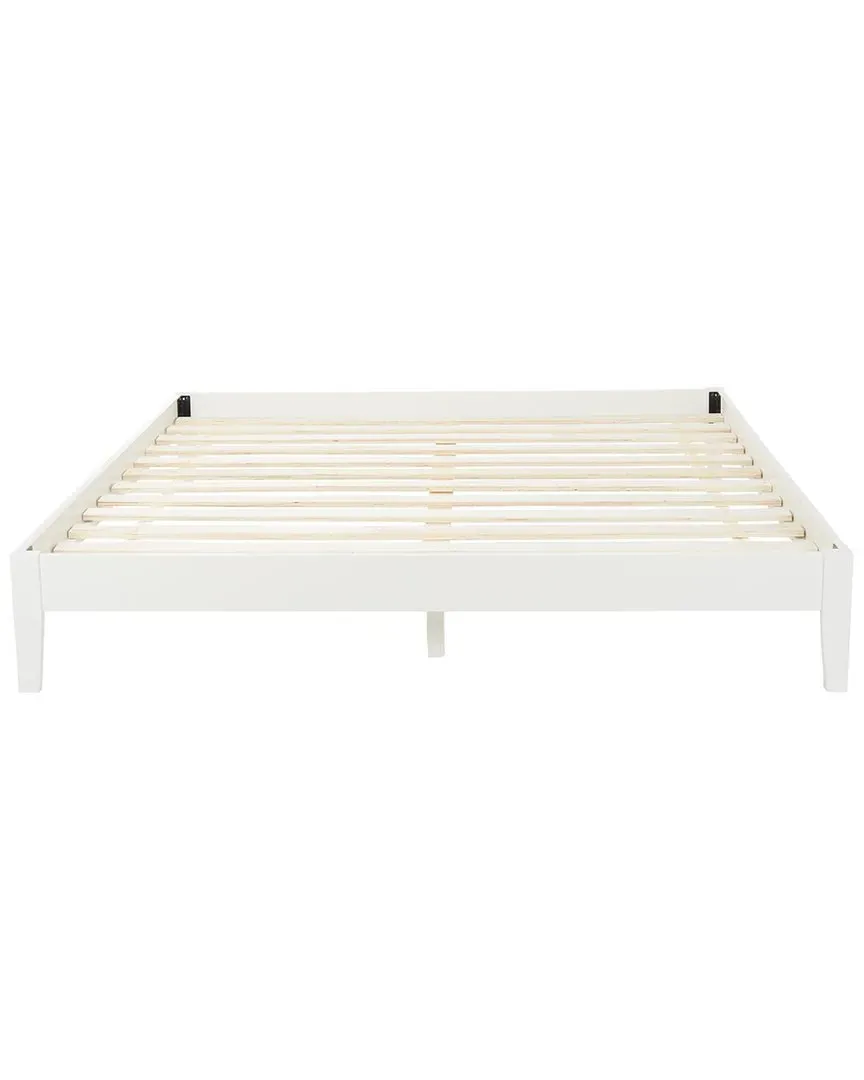 Alyson King Size Bed Frame - White, Mahogany image