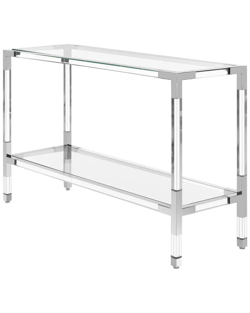 Arverne Acrylic Console - Silver image