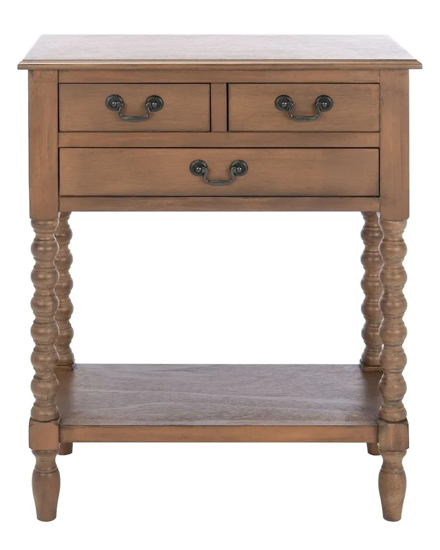 Couture Athena 3-Drawer Console Table - Brown, Pine image