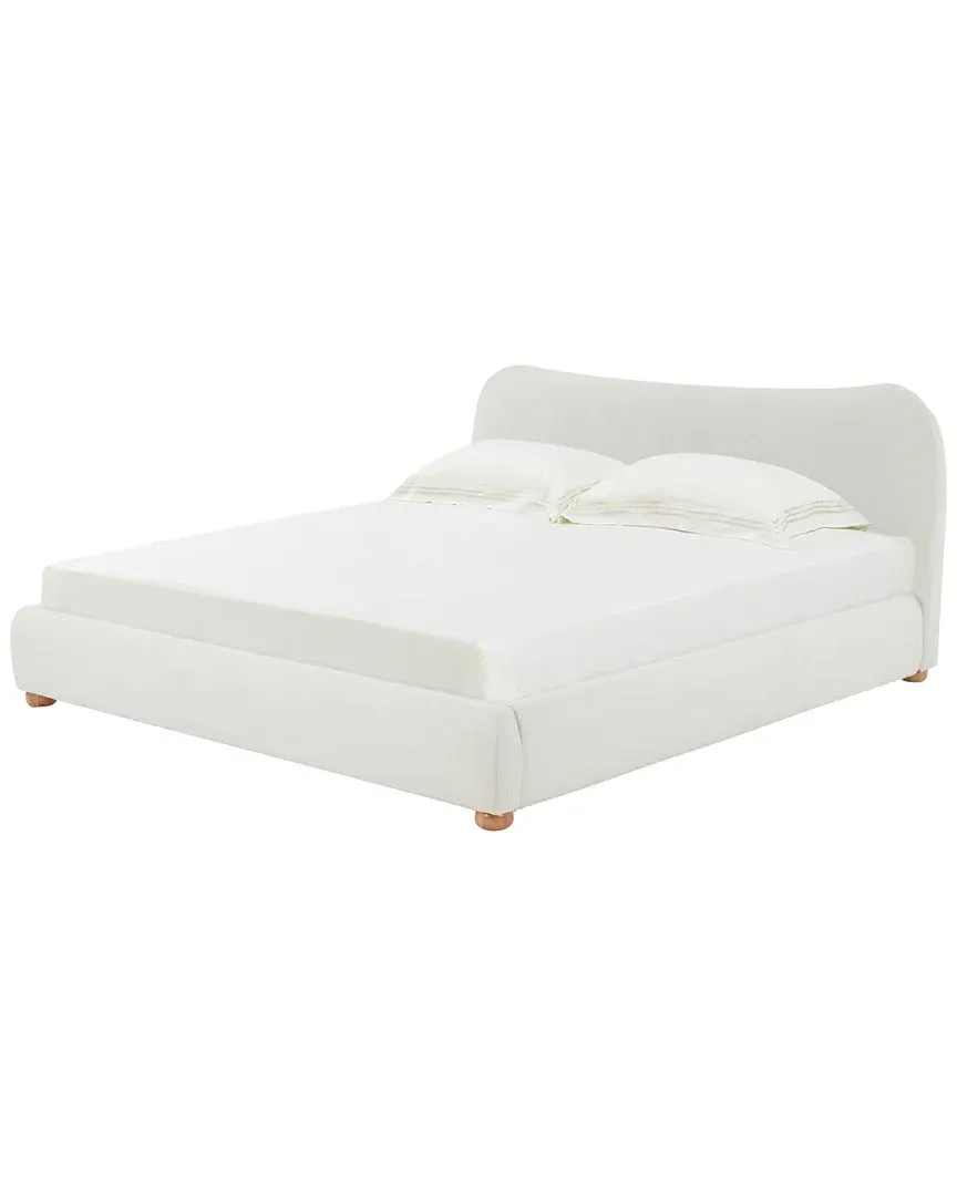Beccarose Boucle Bed - Ivory