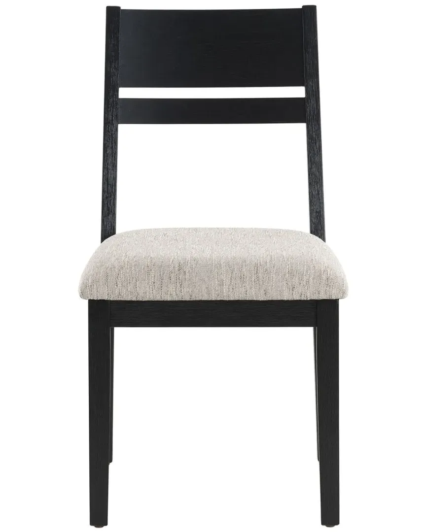 Bellalexa Wood & Linen Dining Chair - Black image