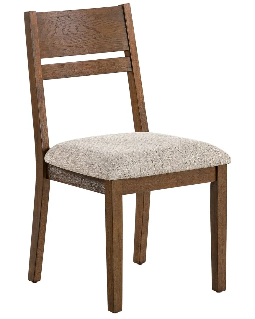 Bellalexa Wood & Linen Dining Chair - Brown