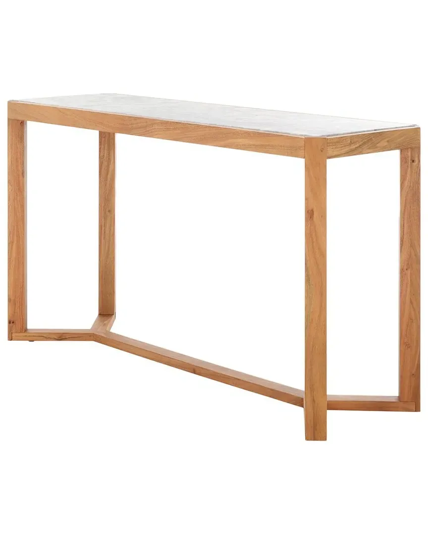 Bernardi Console Table - Natural White, Marble image