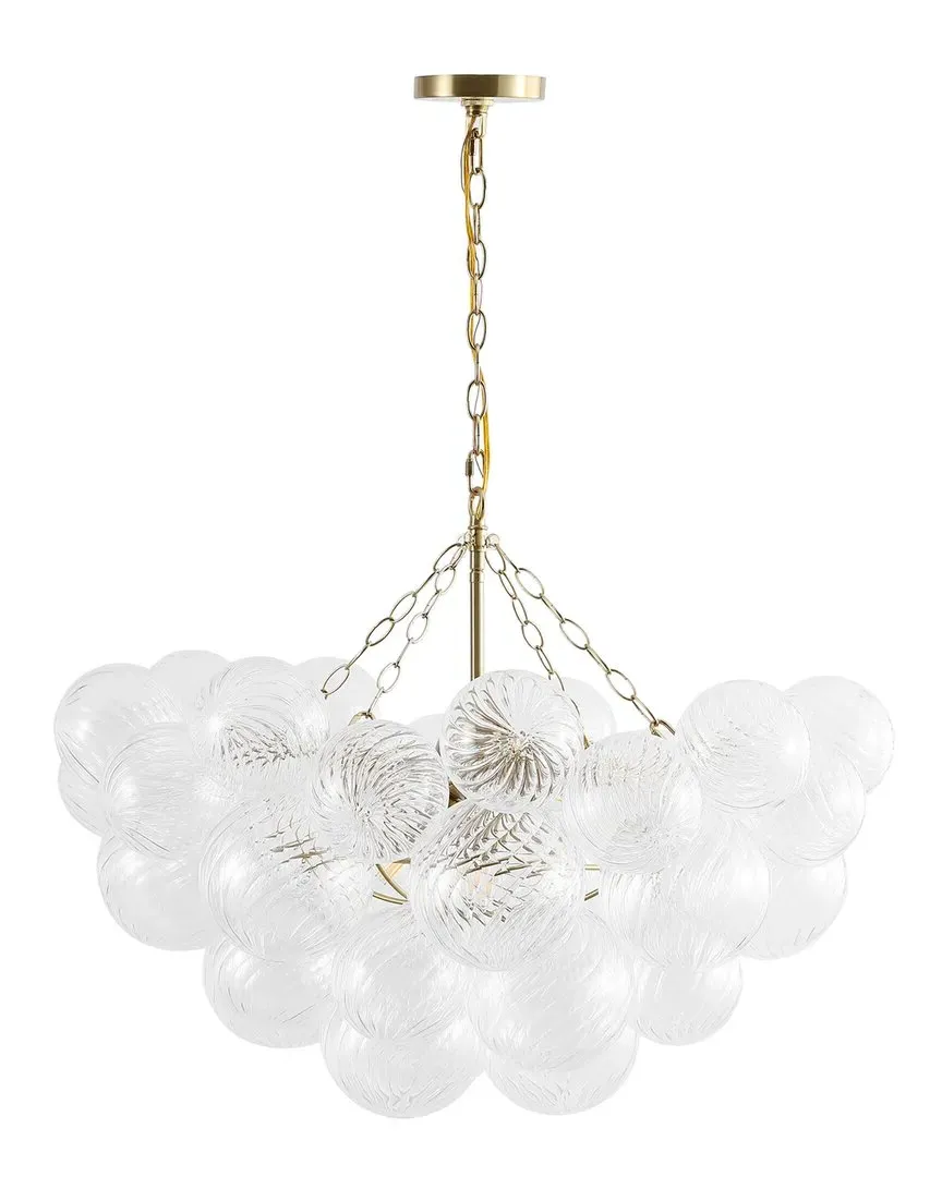 Betty Glass Bubbles Chandelier - Brass, Clear Glass image