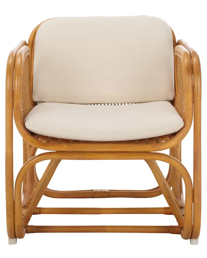 Brauner Rattan Pole Accent Chair - Natural image