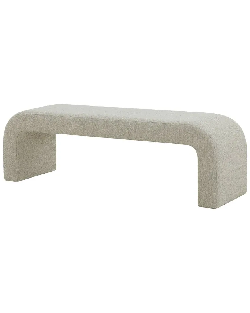 Caralynn Upholstered Bench - Light Brown, Fabric image