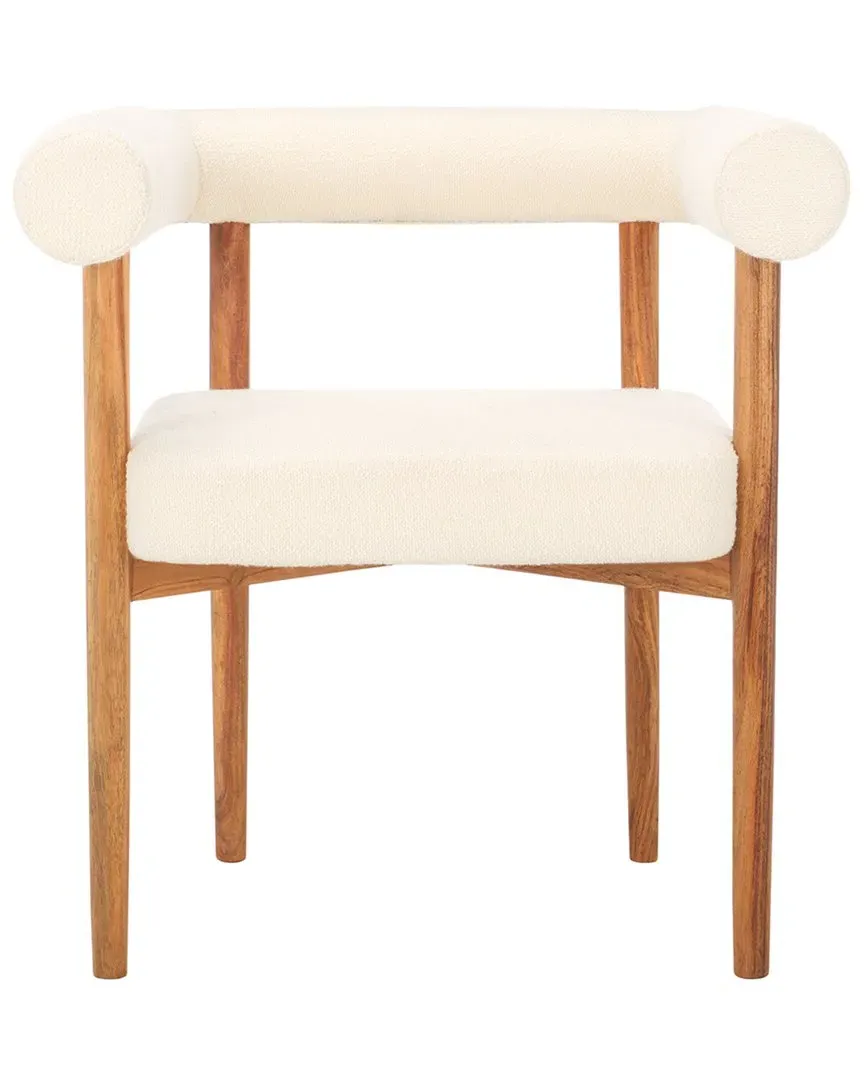 Carrigan Upholstered Dining Chair - White, Wool image