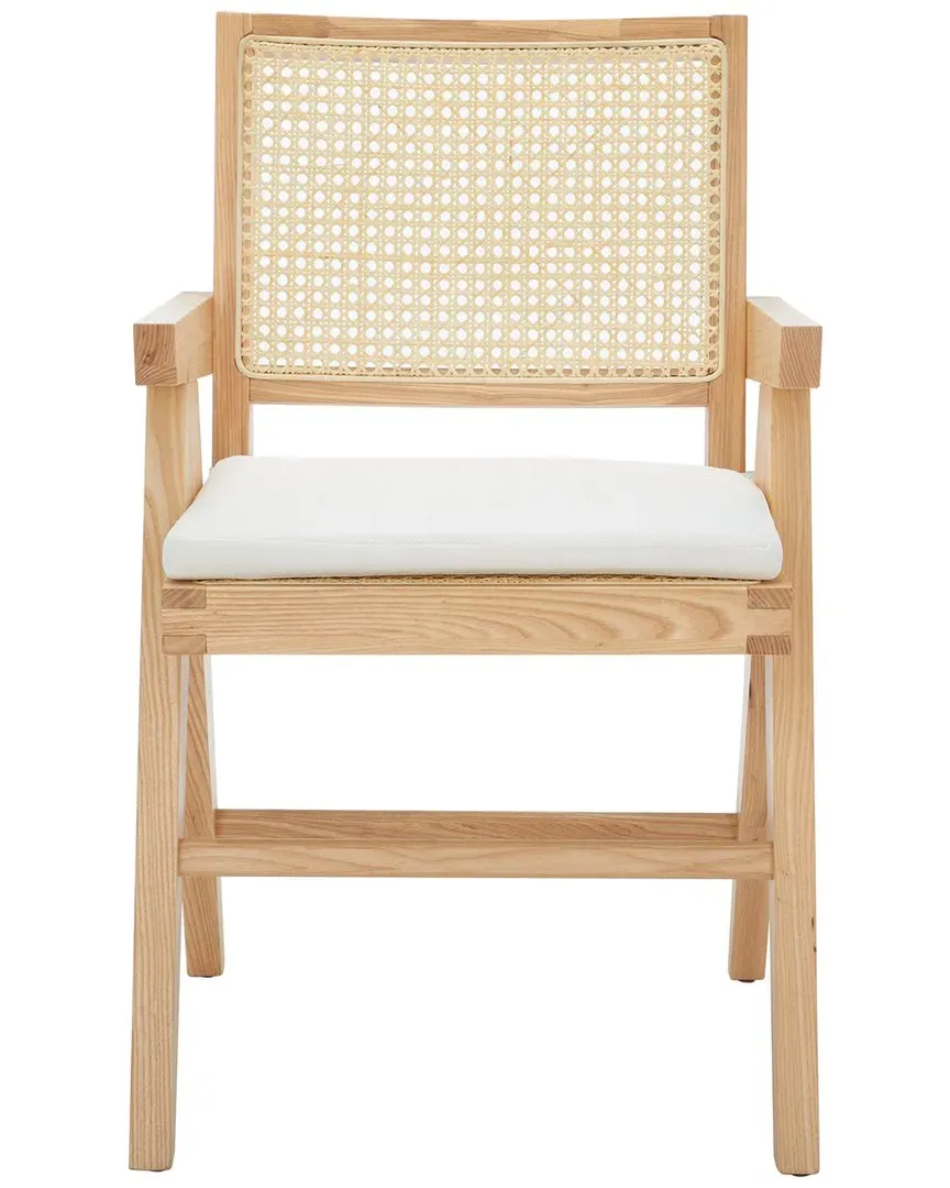 Colette Rattan Armchair - Brown, Ash Wood image
