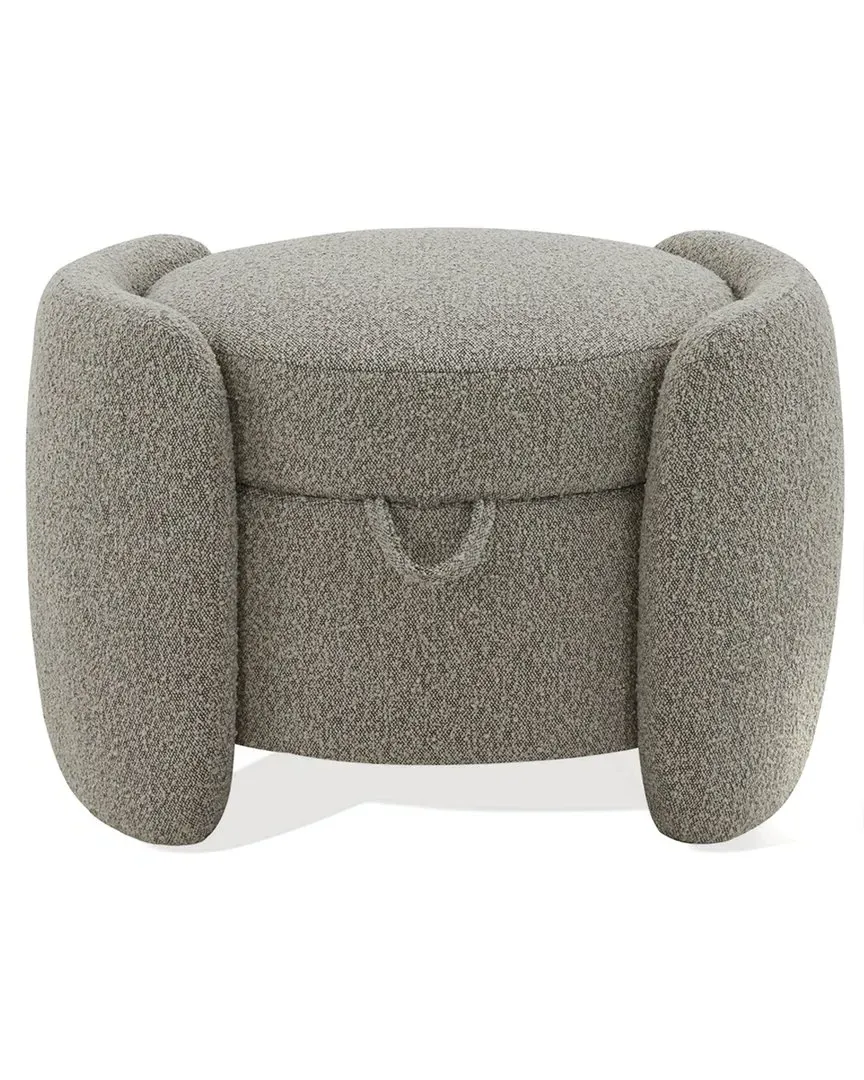 Danianna Ottoman with Storage - Brown, Boucle image