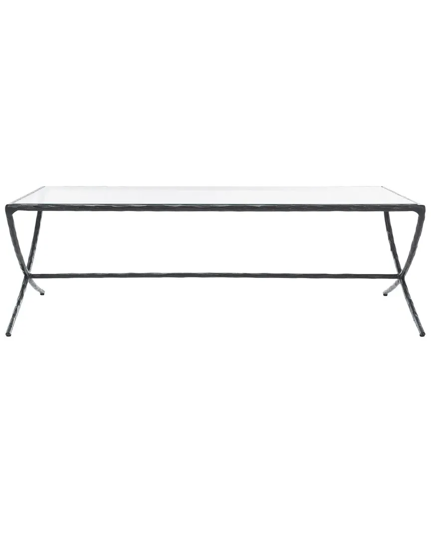 Debbie Rectangle Coffee Table - Black, Metal