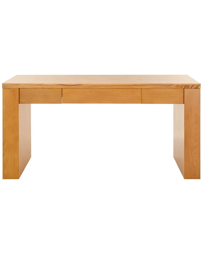 Deborah Wood Desk with Drawer - Natural, Elm image