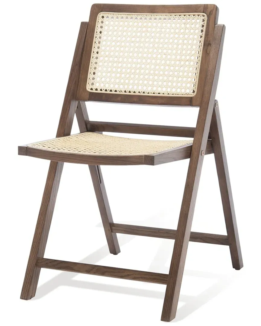 Desiree Set of 2 Folding Dining Chairs - Walnut, Ash Wood image