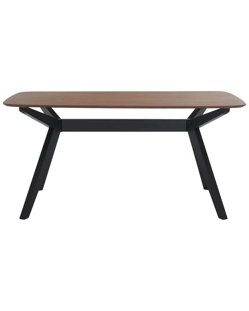 Divya Rectangle Dining Table - Walnut, Rubberwood image