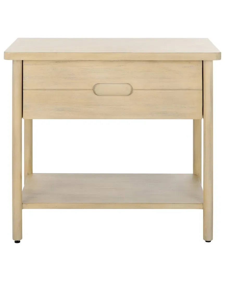 Fayletta 1 Drawer Nightstand - Brown, Mahogany