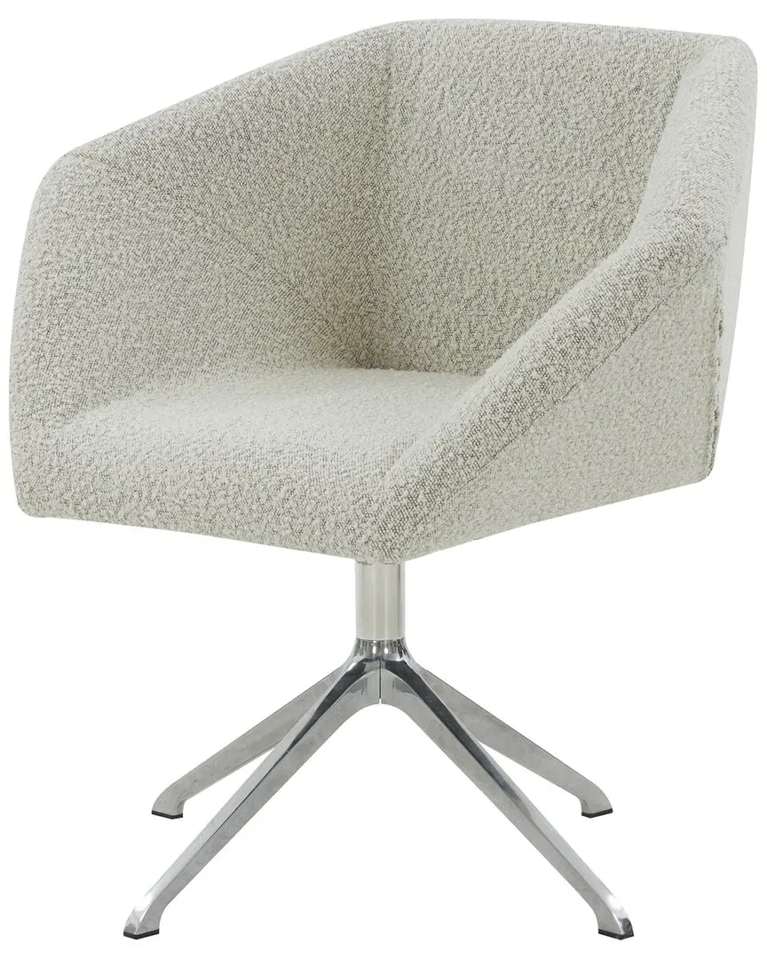 Felix Boucle Swivel Desk Chair - Black image