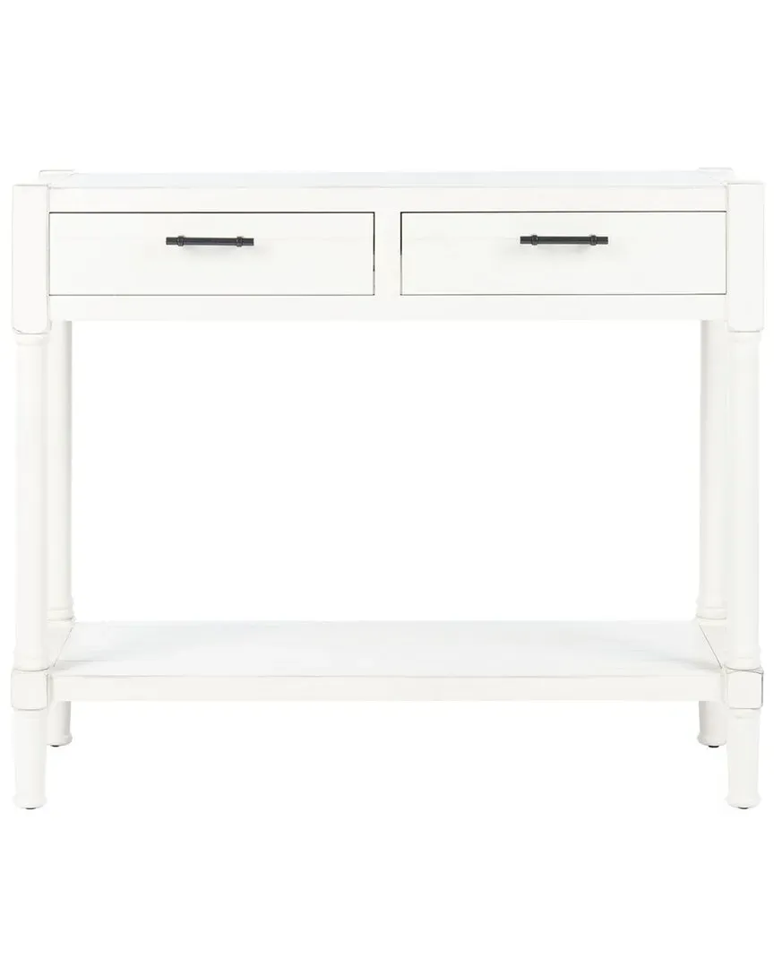 Filbert 2 Drawer Console Table - White, Pine image