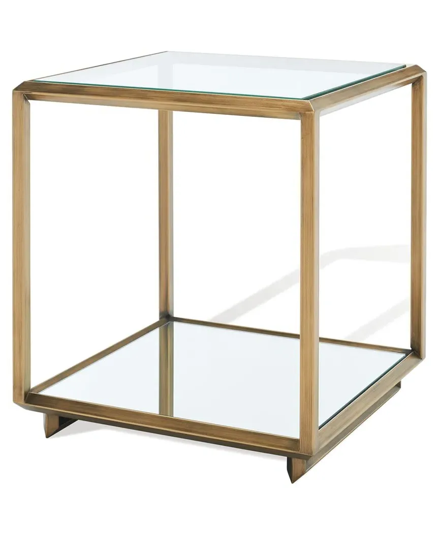 Florabella Mirrored Accent Table - Bronze image