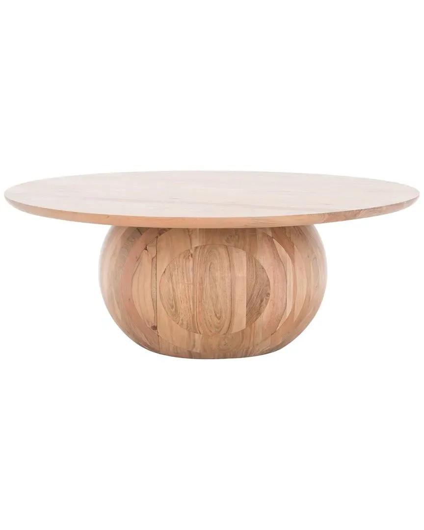 Gabriella Round Coffee Table - Natural, Acacia Wood