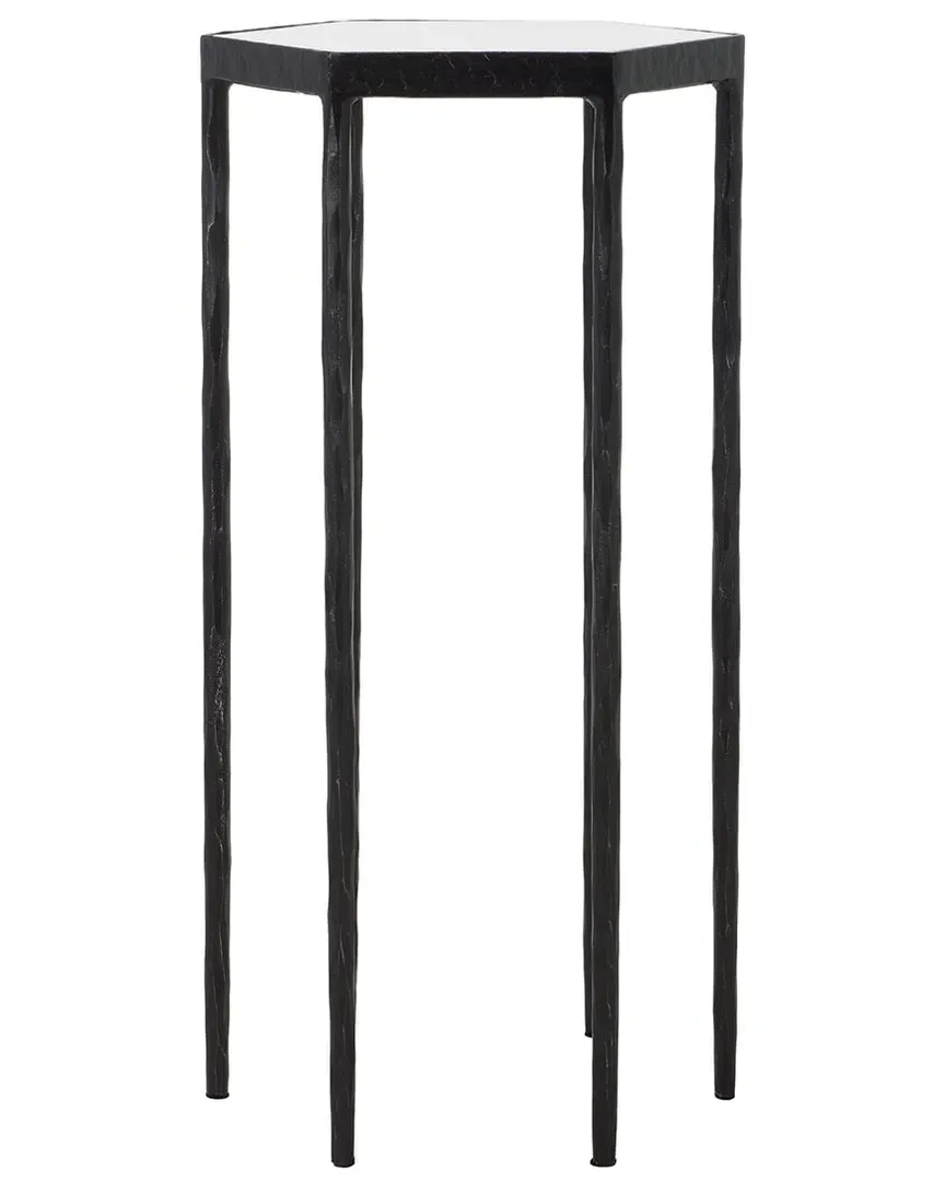 Galvin Marble Top Drink Table - Black, White