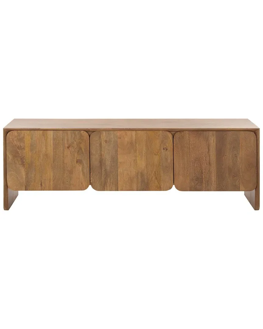 Grigorio 3 Door Wood Sideboard - Brown, Mango Wood image