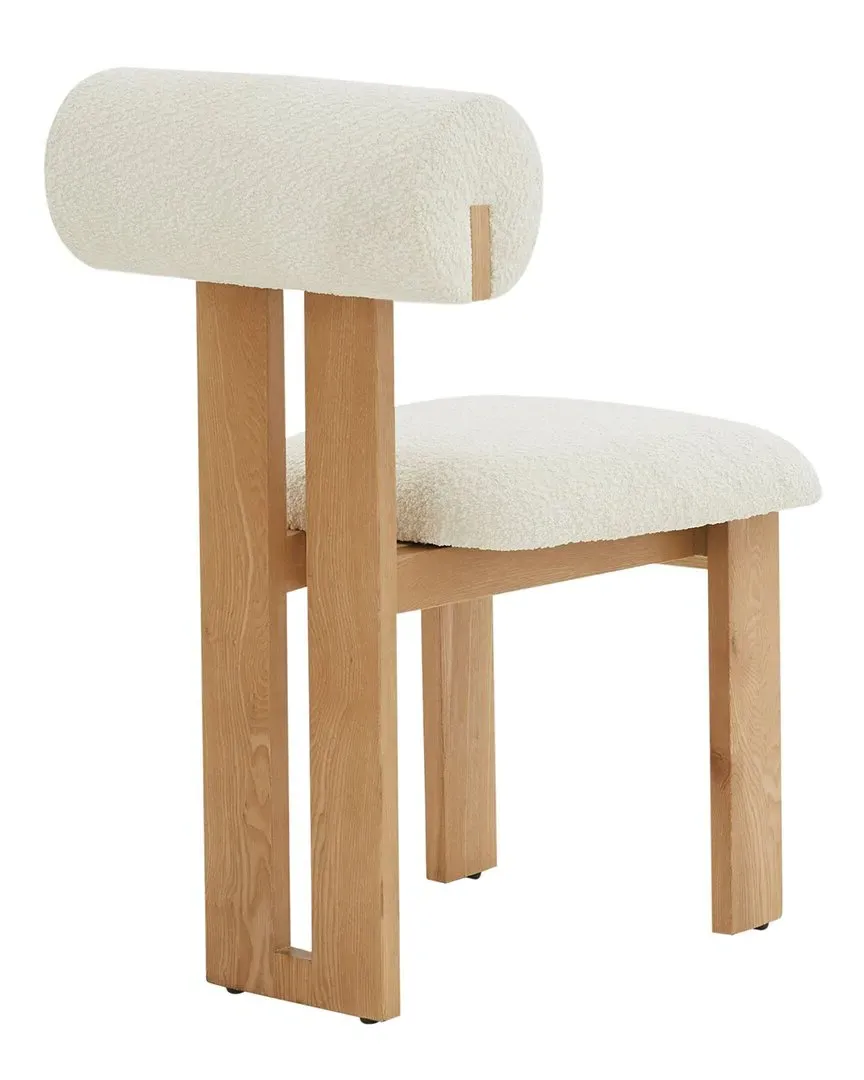 Halloway Boucle Dining Chair - Ivory