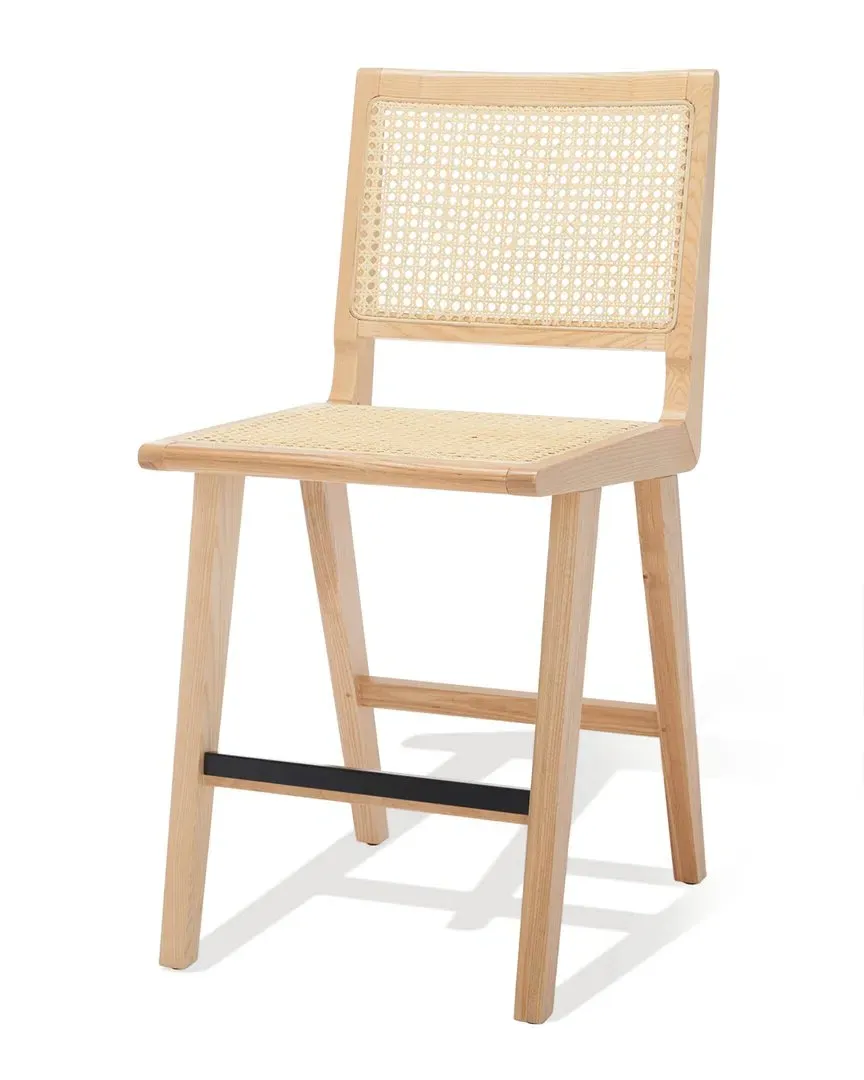 Hattie French Cane Counter Stool - Natural, Rattan image