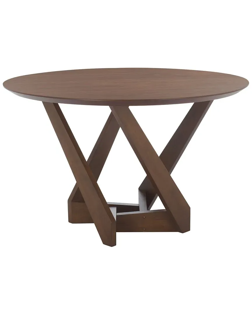 Hildabryna Round Dining Table - Walnut image