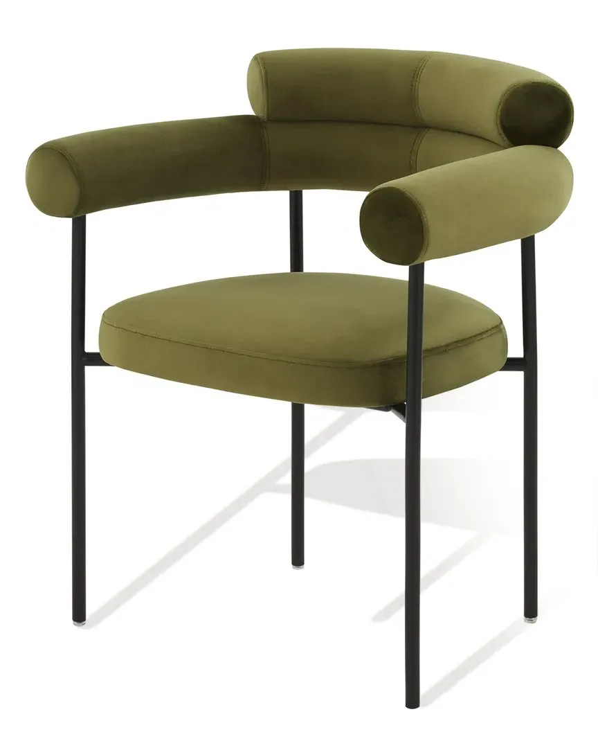 Jaslene Curved Back Dining Chair - Green image