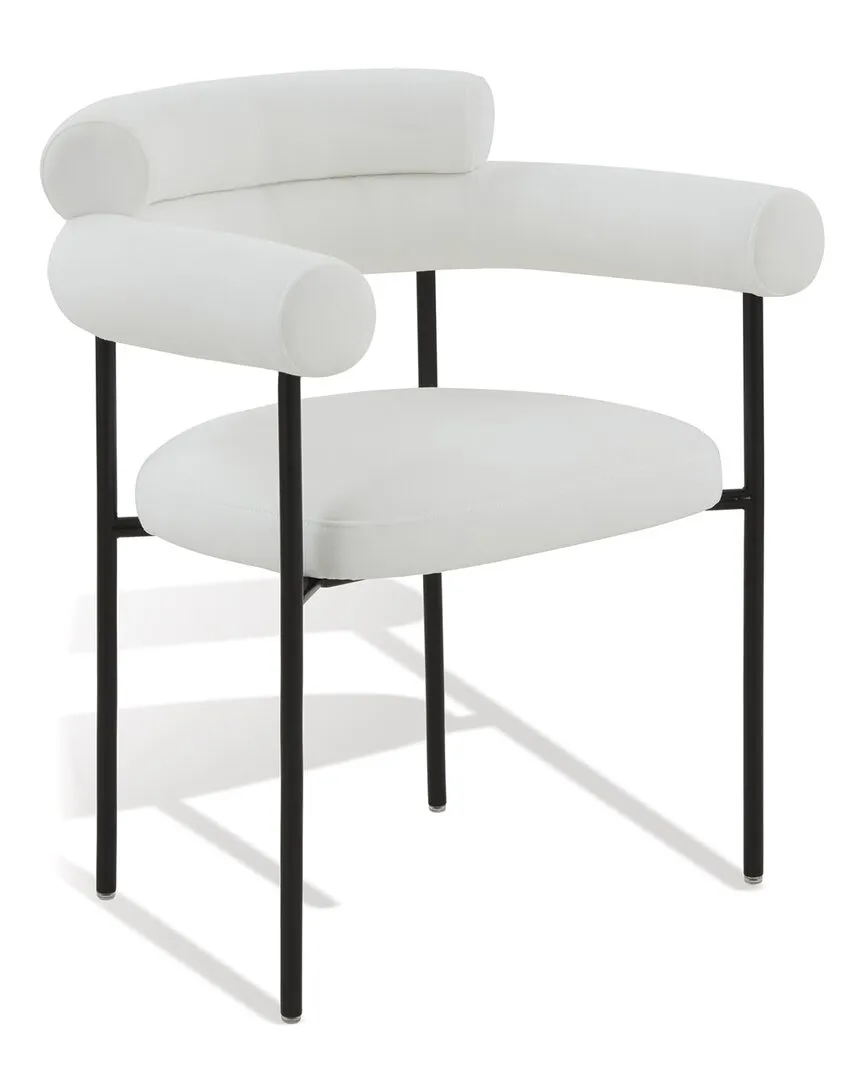 Jaslene Curved Back Dining Chair - White
