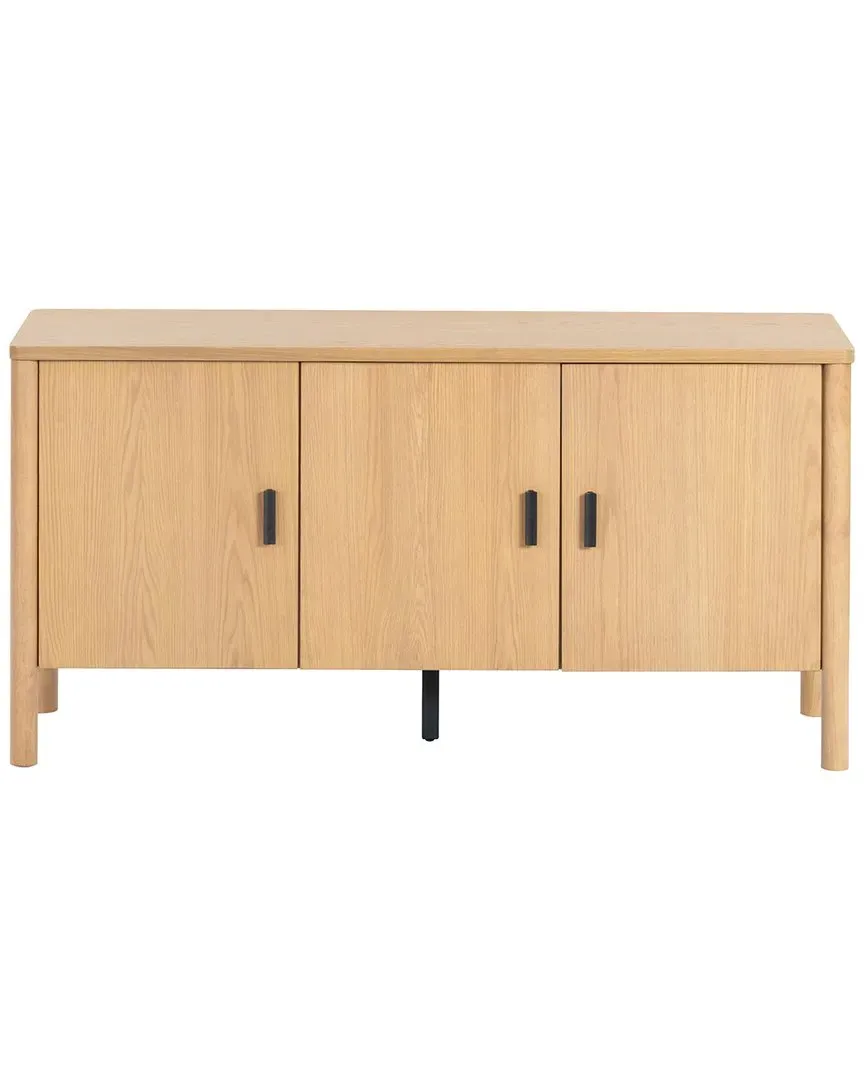 Jaylessa 3 Door Sideboard - Natural, Rubber Wood