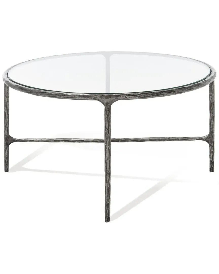Jessa Oval Coffee Table - Silver, Metal